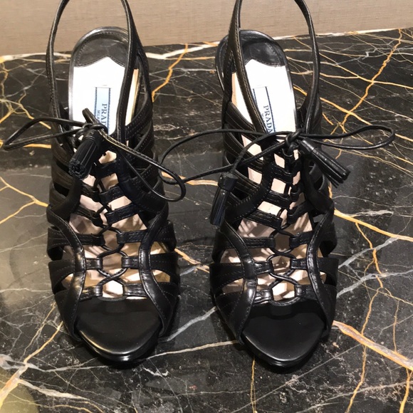 Prada Sandals - Black - Picture 1 of 5